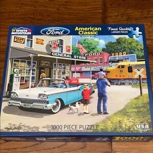 Like New. White Mountain Ford American Classic Puzzle
